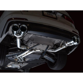 AWE Track Edition Exhaust for Audi C8 S6/S7 - Chrome Silver Tips