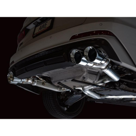 AWE Track Edition Exhaust for Audi C8 S6/S7 - Chrome Silver Tips