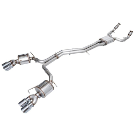 AWE Touring Edition Exhaust for Audi C8 S6/S7 - Chrome Silver Tips