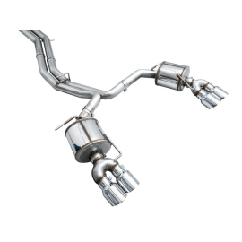 AWE Touring Edition Exhaust for Audi C8 S6/S7 - Chrome Silver Tips