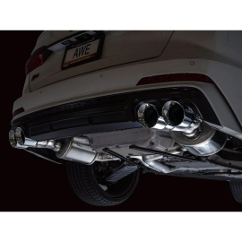 AWE Touring Edition Exhaust for Audi C8 S6/S7 - Chrome Silver Tips