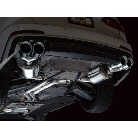 AWE Touring Edition Exhaust for Audi C8 S6/S7 - Chrome Silver Tips