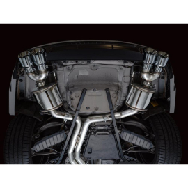 AWE Touring Edition Exhaust for Audi C8 S6/S7 - Chrome Silver Tips