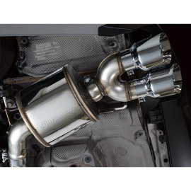 AWE Touring Edition Exhaust for Audi C8 S6/S7 - Chrome Silver Tips