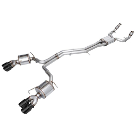 AWE Touring Edition Exhaust for Audi C8 S6/S7 - Diamond Black Tips