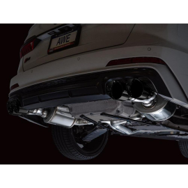 AWE Touring Edition Exhaust for Audi C8 S6/S7 - Diamond Black Tips