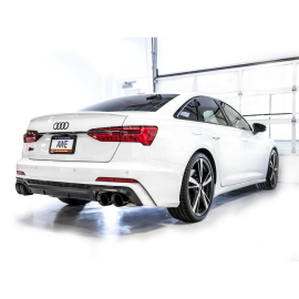 AWE Touring Edition Exhaust for Audi C8 S6/S7 - Diamond Black Tips