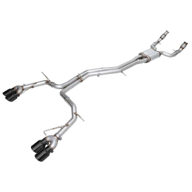 AWE Track Edition Exhaust for Audi C8 S6/S7 - Diamond Black Tips