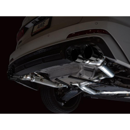 AWE Track Edition Exhaust for Audi C8 S6/S7 - Diamond Black Tips