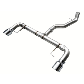 AWE Track Edition Axleback Exhaust for BMW G2X 330i/430i - Chrome Silver