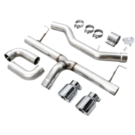 AWE Track Edition Axleback Exhaust for BMW G2X 330i/430i - Chrome Silver