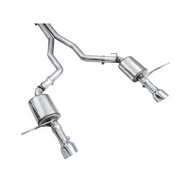 AWE Touring Edition Exhaust for Dodge Durango 6.4 / 6.2 SC - Chrome Silver Tips