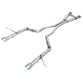 AWE Track Edition Exhaust for Dodge Durango 6.4 / 6.2 SC - Chrome Silver Tips