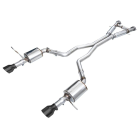 AWE Touring Edition Exhaust for Dodge Durango 6.4 / 6.2 SC - Diamond Black Tips