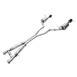 AWE Touring Edition Exhaust for Dodge Durango 6.4 / 6.2 SC - Diamond Black Tips