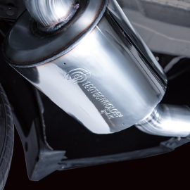 AWE Touring Edition Exhaust for FE1 Civic Si/DE4 Acura Integra - Chrome Silver