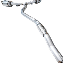 AWE Touring Edition Exhaust for FE1 Civic Si/DE4 Acura Integra - Chrome Silver