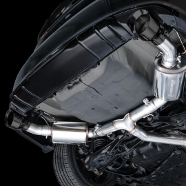 AWE Touring Edition Exhaust for FE1 Civic Si/DE4 Acura Integra - Diamond Black