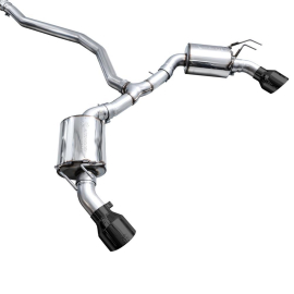 AWE Touring Edition Exhaust for FE1 Civic Si/DE4 Acura Integra - Diamond Black