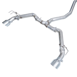 AWE Track Edition Exhaust for FE1 Civic Si/DE4 Acura Integra- Chrome Silver Tips