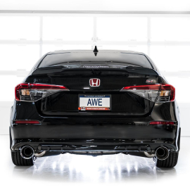 AWE Track Edition Exhaust for FE1 Civic Si/DE4 Acura Integra- Chrome Silver Tips