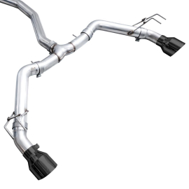 AWE Track Edition Exhaust for FE1 Civic Si/DE4 Acura Integra- Diamond Black Tips