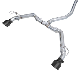 AWE Track Edition Exhaust for FE1 Civic Si/DE4 Acura Integra- Diamond Black Tips