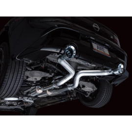 AWE Track Edition Exhaust for Nissan Z - Chrome Silver Tips