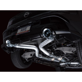 AWE Track Edition Exhaust for Nissan Z - Chrome Silver Tips