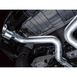 AWE Track Edition Exhaust for Nissan Z - Chrome Silver Tips