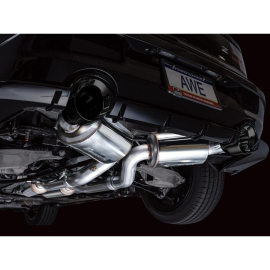 AWE Touring Edition Exhaust for Nissan Z - Diamond Black Tips