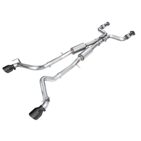 AWE Track Edition Exhaust for Nissan Z - Diamond Black Tips