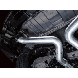 AWE Track Edition Exhaust for Nissan Z - Diamond Black Tips