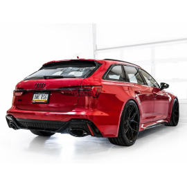 AWE SwitchPath Exhaust for C8 Audi RS 6/RS 7 - Diamond Black RS-style Tips