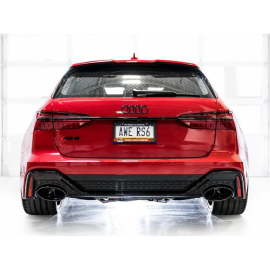 AWE SwitchPath Exhaust for C8 Audi RS 6/RS 7 - Diamond Black RS-style Tips