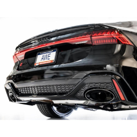 AWE SwitchPath Exhaust for C8 Audi RS 6/RS 7 - Diamond Black RS-style Tips