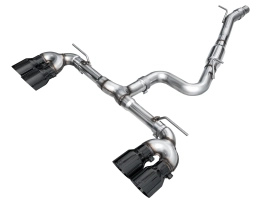 AWE Track Edition Exhaust for Volkswagen MK8 Golf R - Diamond Black Tips