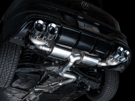 AWE Touring Edition Exhaust for Volkswagen MK8 Golf R - Chrome Silver Tips