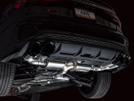 AWE Touring Edition Exhaust for Audi 8Y S3 - Diamond Black Tips