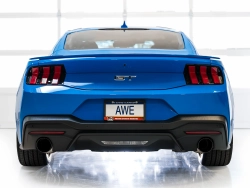 AWE Touring Edition Exhaust for S650 Ford Mustang GT Fastback - Dual Diamond Black Tips