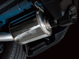 AWE Touring Edition Exhaust for S650 Ford Mustang GT Fastback - Dual Diamond Black Tips