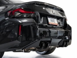 AWE SwitchPath Exhaust for BMW G87 M2 - Diamond Black Tips