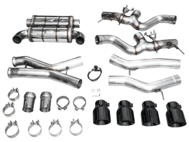 AWE SwitchPath Exhaust for BMW G87 M2 - Diamond Black Tips