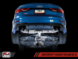 AWE Exhaust Suite for Audi 8V S3