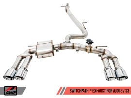 AWE Exhaust Suite for Audi 8V S3