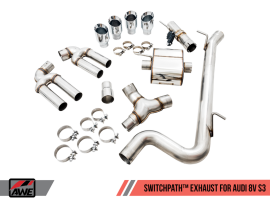 AWE Exhaust Suite for Audi 8V S3