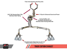 AWE Exhaust Suite for Audi C7 S6 4.0T