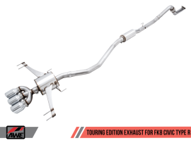 AWE Exhaust Suite for Honda FK8 Civic Type R (includes Front Pipe)