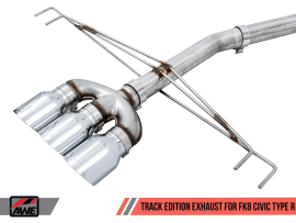 AWE Exhaust Suite for Honda FK8 Civic Type R (includes Front Pipe)