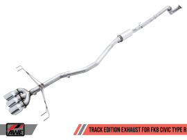 AWE Exhaust Suite for Honda FK8 Civic Type R (includes Front Pipe)